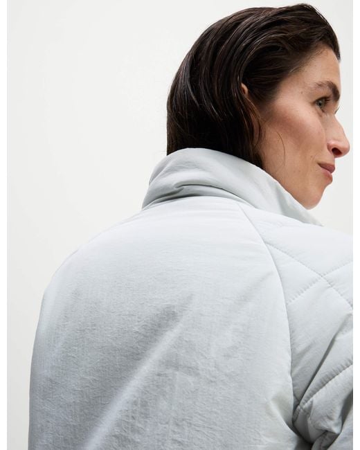 GOODMOVE White Women's Stormwear Packable Puffer Jacket