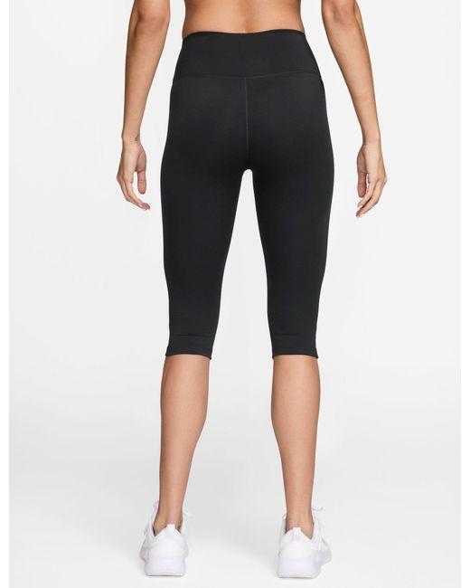 Nike Black Women's One High Waisted Capri leggings