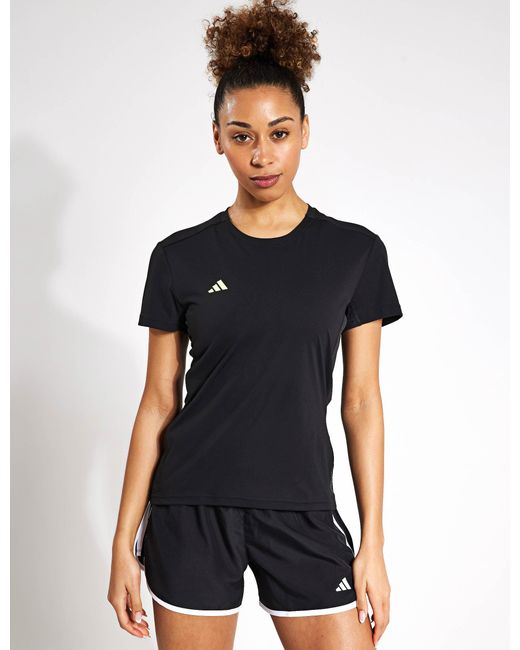 Adidas Blue Women's Adizero Essentials Running T-shirt