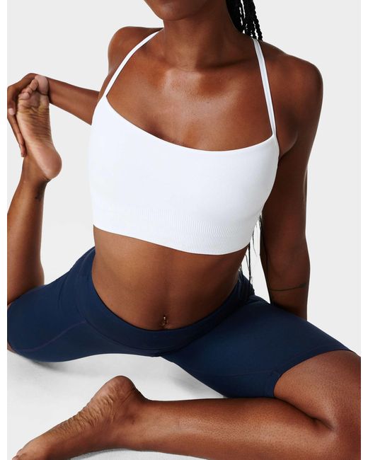 Sweaty Betty Blue Women's Spirit Restored Yoga Sports Bra