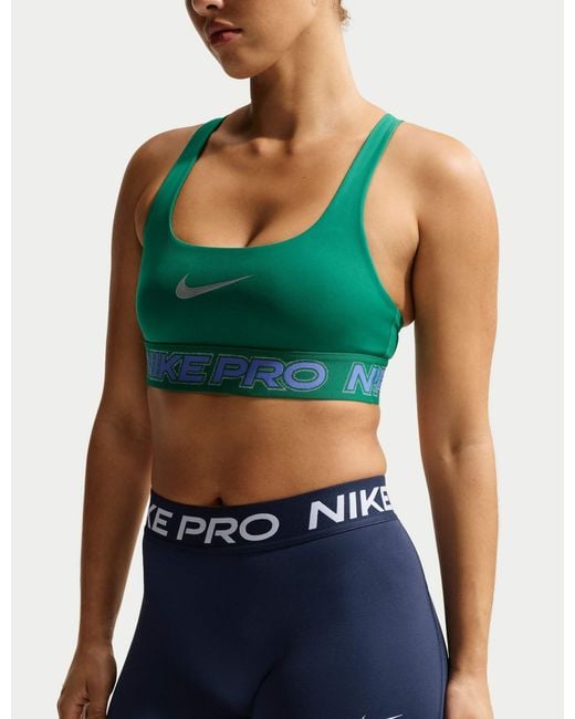 Nike Blue Women's Pro 3" Biker Shorts
