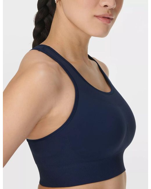 Sweaty Betty Blue Women's Stamina Seamless Sports Bra