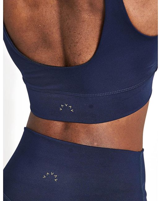 Varley Blue Women's Freesoft Cori Light Support Sports Bra