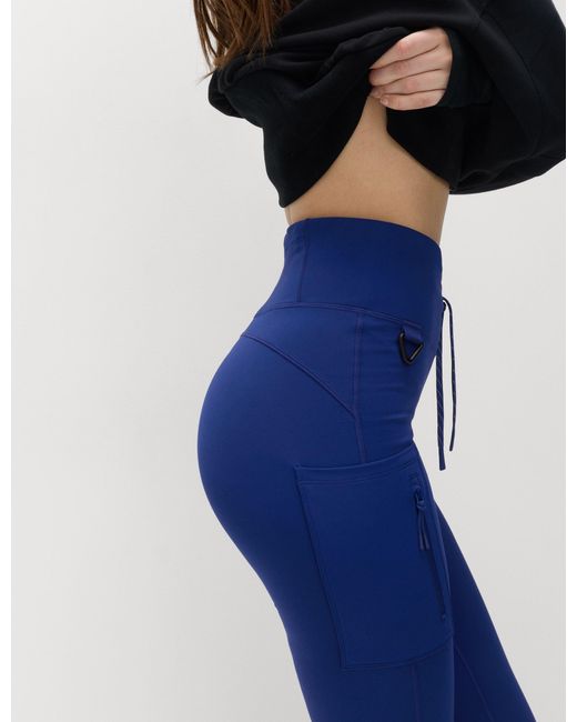 GOODMOVE Blue Women's Go Discover Stormwear Walking leggings