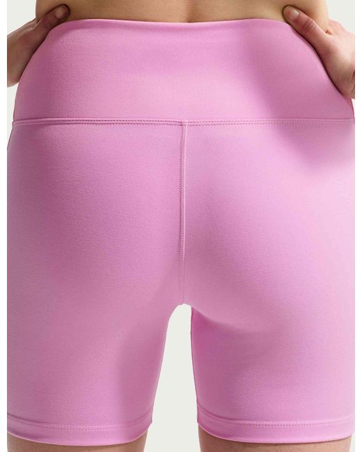 Nike Pink Women's One High Waisted 5" Biker Shorts