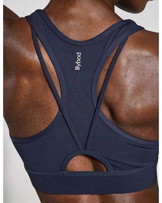 Lilybod Blue Women's Frankie Cloud-core Sports Bra