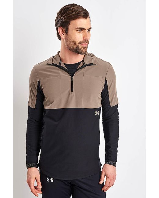 Under Armour Vanish Hybrid Jacket Brown in Blue for Men | Lyst