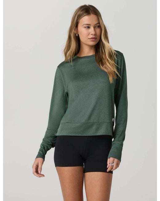 vuori Green Women's Daydream Crew