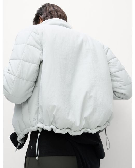 GOODMOVE White Women's Stormwear Packable Puffer Jacket