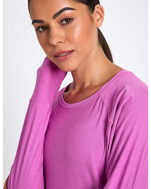 Beyond Yoga Pink Women's Featherweight Daydreamer Pullover