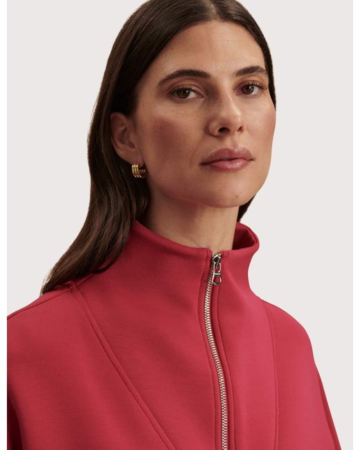 Varley Red Women's Hawley Half Zip Sweat