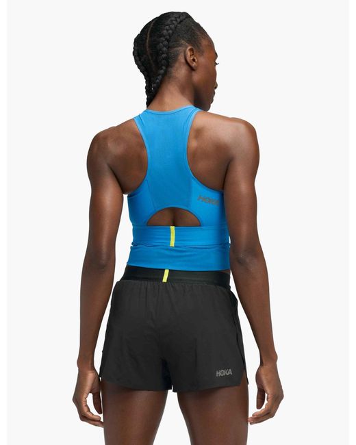 Hoka One One Blue Women's Race Day Sports Bra