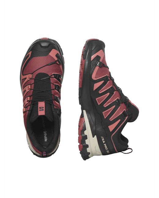 Salomon Brown Women's Xa Pro 3d V9 Gore-tex Trail Shoes