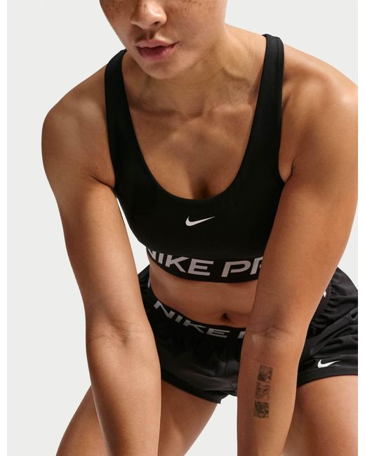 Nike Black Women's Pro 365 Light Support Sports Bra