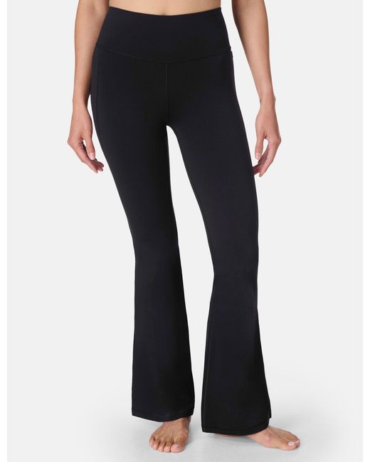Sweaty Betty Black Women's Ultimate Studio Flare Trousers 32"