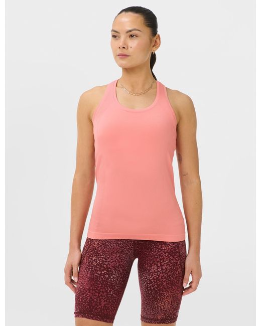 Sweaty Betty Red Women's Athlete Seamless Workout Vest