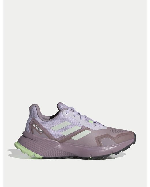 Adidas Purple Terrex Soulstride Trail Running Shoes