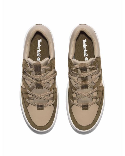 Timberland Green Laurel Court Lace-up Low Trainer