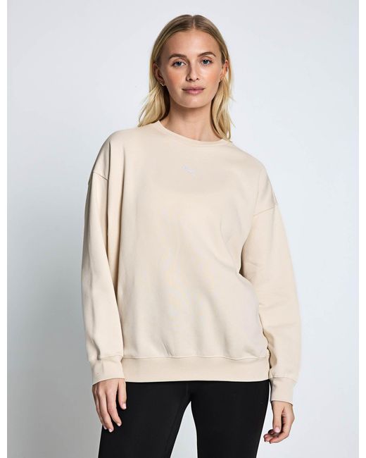 PUMA Natural Women's Essentials Oversized Crew