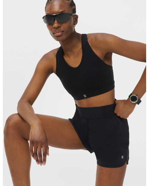 Sweaty Betty Black Women's Running Shell Shorts