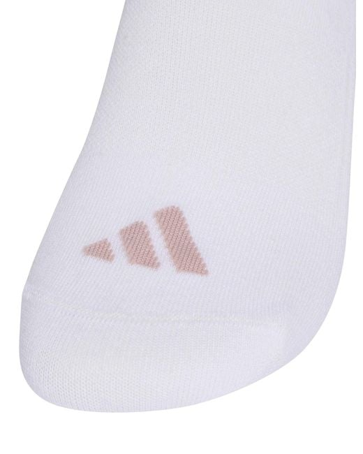 Adidas White Women's Quarter Sock 3 Pair Pack