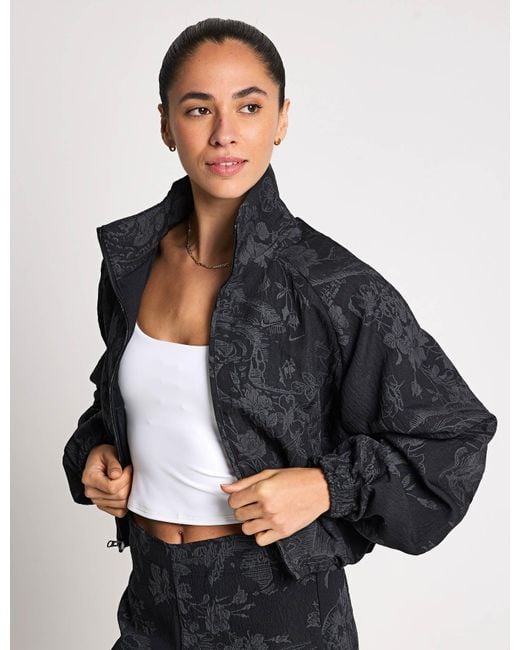 Nike Gray Women's Sportswear Collection Jacquard Track Jacket