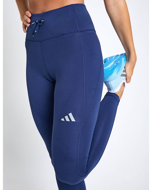 Adidas Blue Women's Run Essentials Full Length leggings
