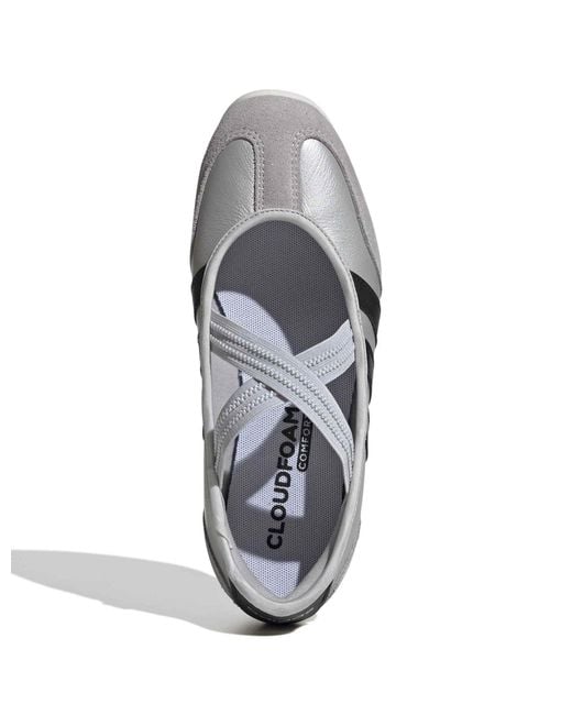 Adidas White Women's Barreda Mary Jane Shoes