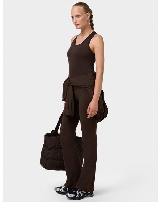 Sweaty Betty Black Women's Athlete Crop Seamless Workout Vest