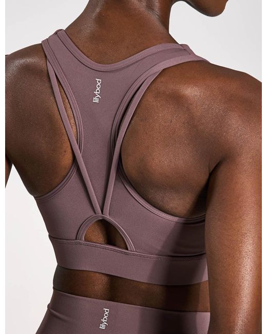 Lilybod Brown Women's Frankie Cloud-core Sports Bra