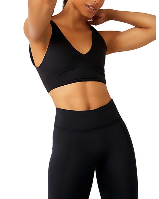 Fp Movement Black Women's Never Better Crop