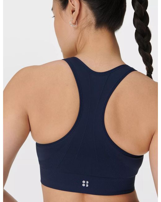 Sweaty Betty Blue Women's Stamina Seamless Sports Bra