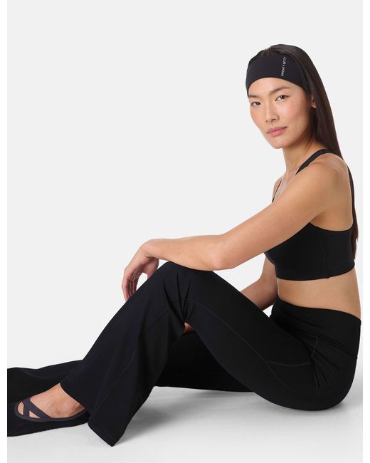 Sweaty Betty Black Women's Ultimate Studio Flare Trousers 32"