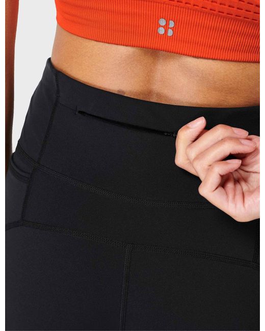 Sweaty Betty Black Power Cropped Gym leggings