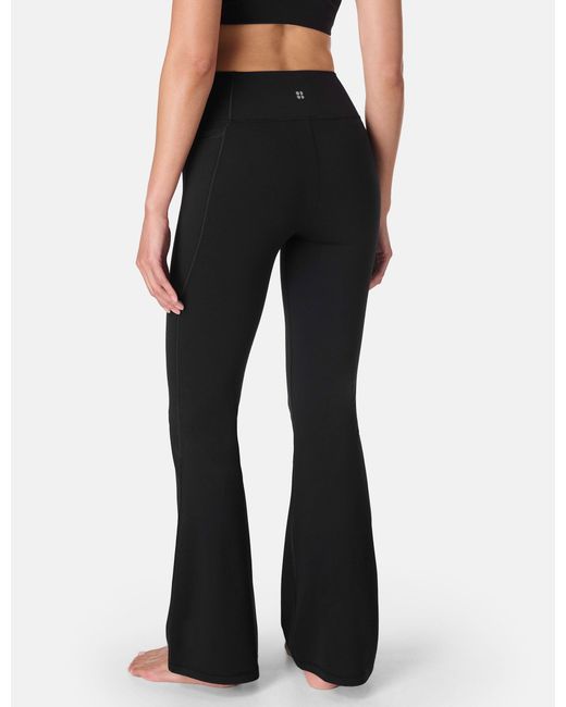 Sweaty Betty Black Women's Ultimate Studio Flare Trousers 32"
