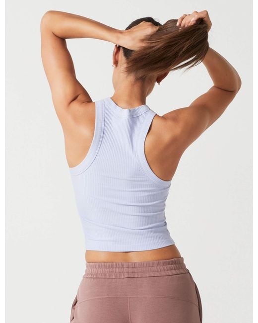Lilybod White Women's Harmony Ribbed Tank