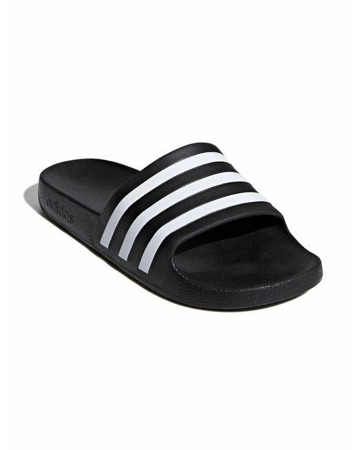 Adidas White Women's Adilette Aqua Slides