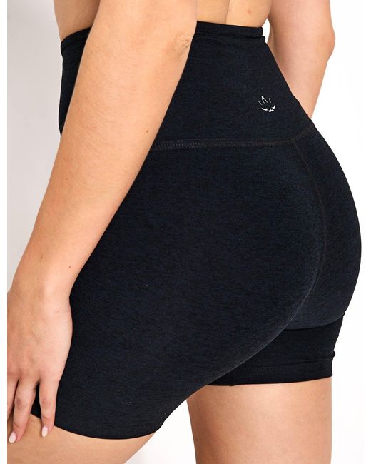 Beyond Yoga Black Women's Spacedye Keep Pace 5" Biker Short