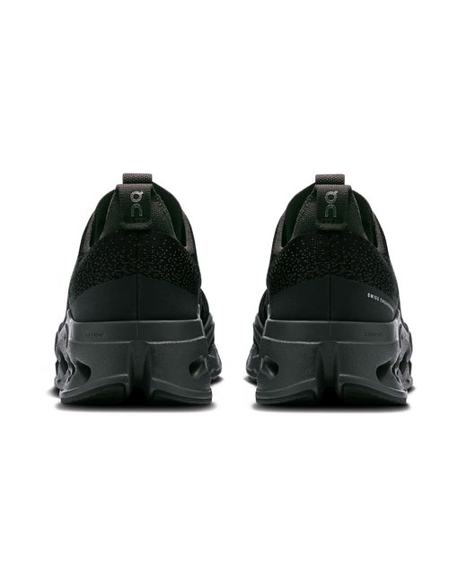 On Shoes Black Women's Cloudsurfer Max Running Shoes -- /eclipse