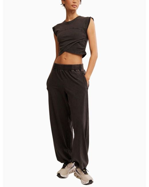Fp Movement Black Women's Hot Shot Crossover Set