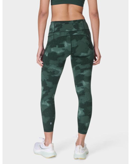 Sweaty Betty Green Women's Power 7/8 Gym leggings