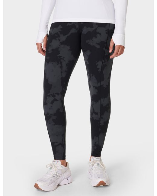 Sweaty Betty Blue Women's Power Ultrasculpt High Waisted Gym leggings
