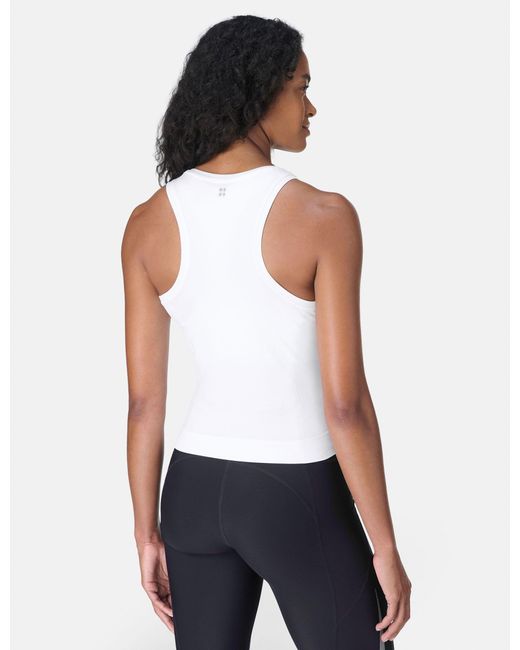 Sweaty Betty White Women's Athlete Crop Seamless Workout Vest