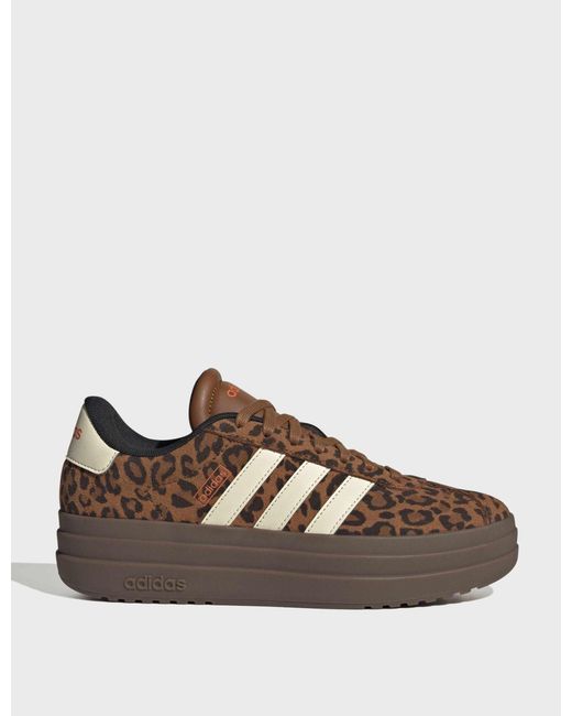 Adidas Brown Women's Vl Court Bold Shoes