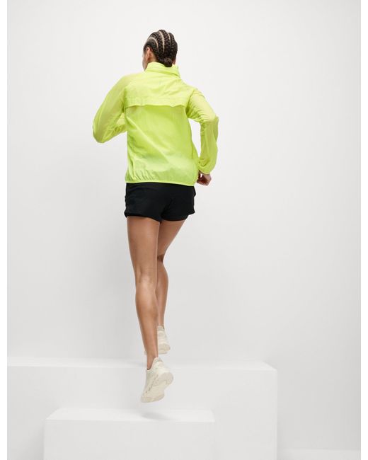 GOODMOVE Green Women's Stormwear Hooded Zip Up Running Jacket