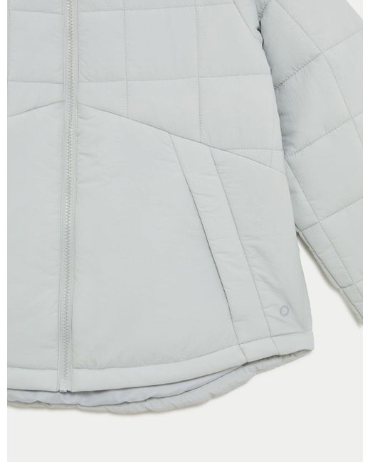 GOODMOVE White Women's Stormwear Packable Puffer Jacket