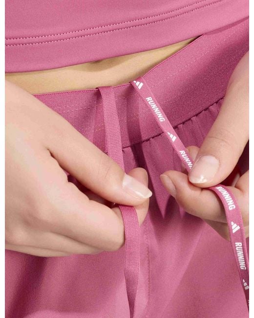 Adidas Pink Women's Adi365 Running Essentials 2in1 Shorts