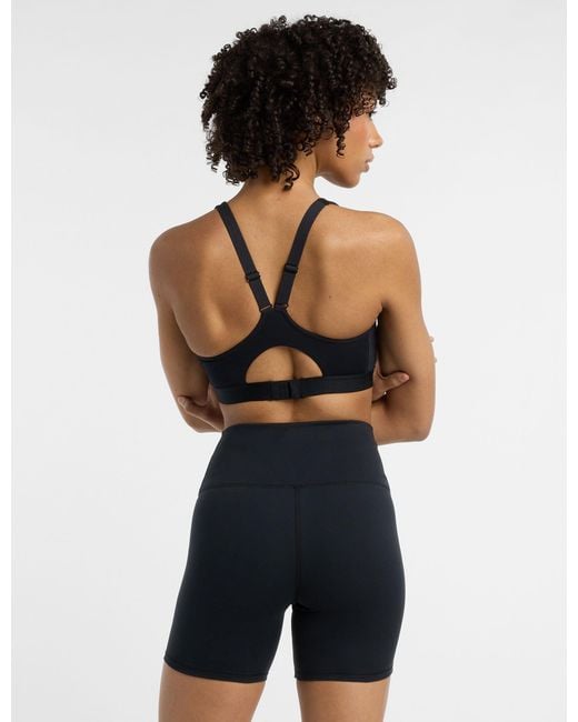 New Balance Blue Women's Nb Essential Run High Support Sports Bra