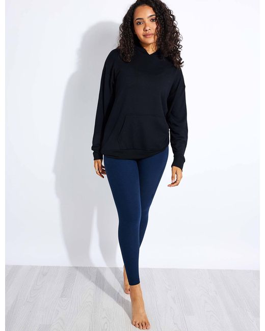 Beyond Yoga Blue Spacedye At Your Leisure High Waisted Midi Legging