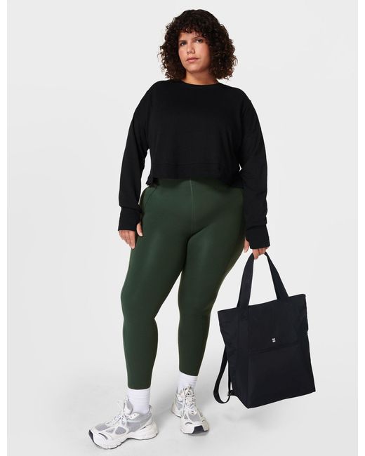 Sweaty Betty Black Women's After Class Crop Sweatshirt